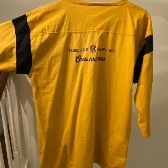 Coors Original NFL long Sleeve Football Shirt XL Thanksgiving Classics 2003 - Picture 2 of 6